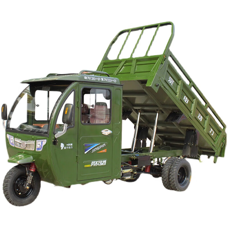 runtema燃油摩托半封闭农用货用汽油三轮车半棚三轮摩托车 定制车型