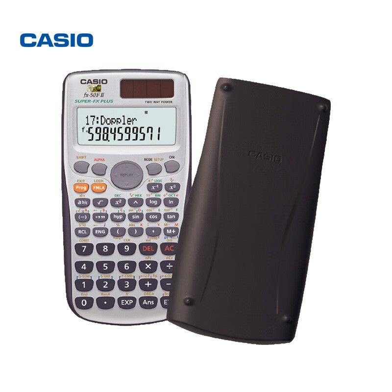 卡西欧（CASIO）fx-50F II函数工程计算器学生辅助计算机双电源 第二代（一代升级版）