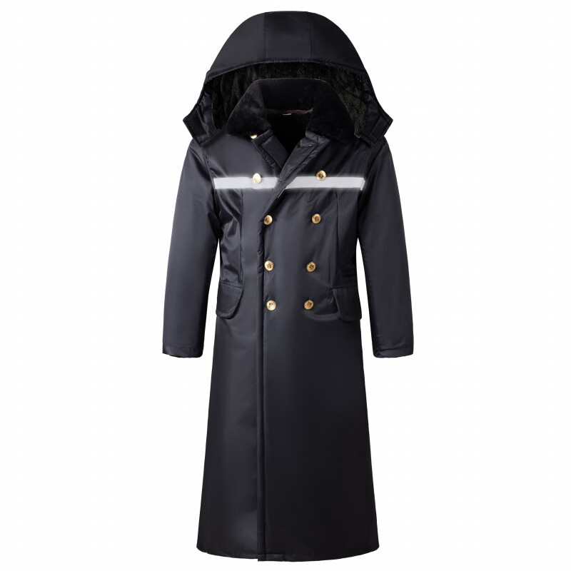 礼莎铁路冬季劳保棉服防水免洗军棉大衣加绒加厚加长版特厚东北活里活