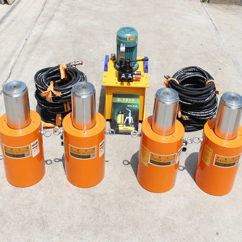 分离式行程200t电动同步液压千斤顶320吨高架桥梁顶升静载 单台20t