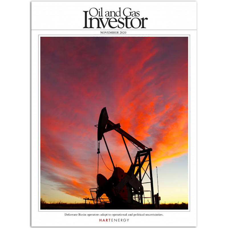 【单期可选】Oil and Gas Investor 英文石油与燃气投资者杂志 2020/21年月刊 2020年11月刊