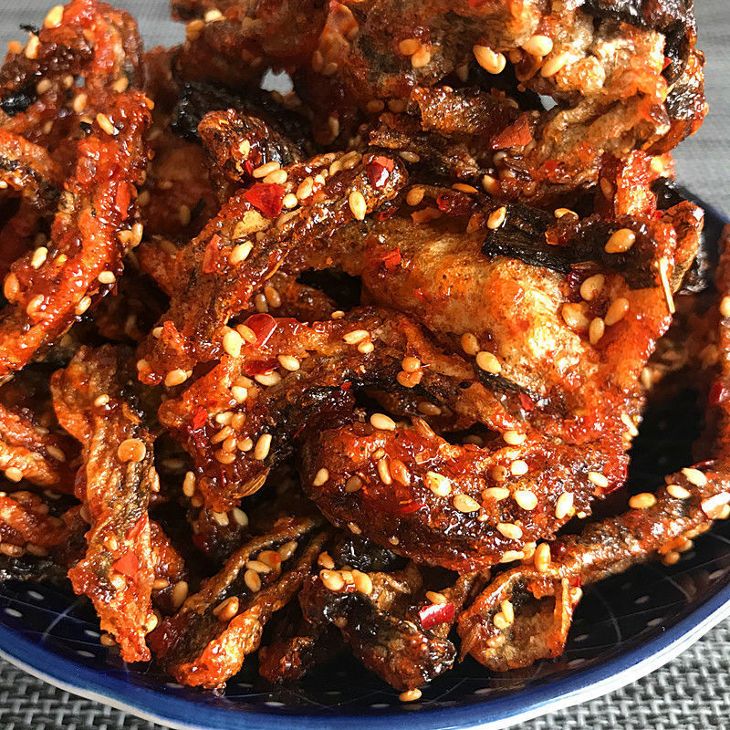 vhjsa鳕鱼皮香甜辣鱼皮即食麻辣鱼皮香辣鱼皮网红零食休闲食品 香辣