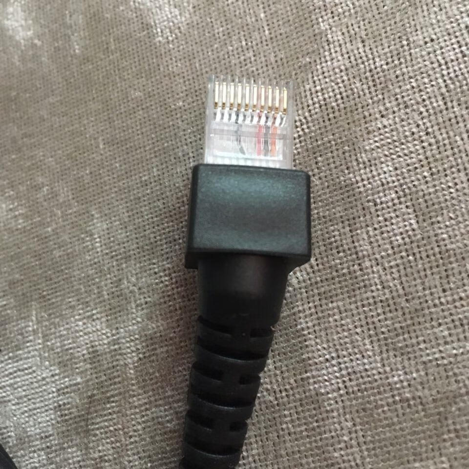 初啸ZEBEX巨豪Z8062 Z8068 扫码枪平台配件连接USB端口条码枪数据线 黑色 2m