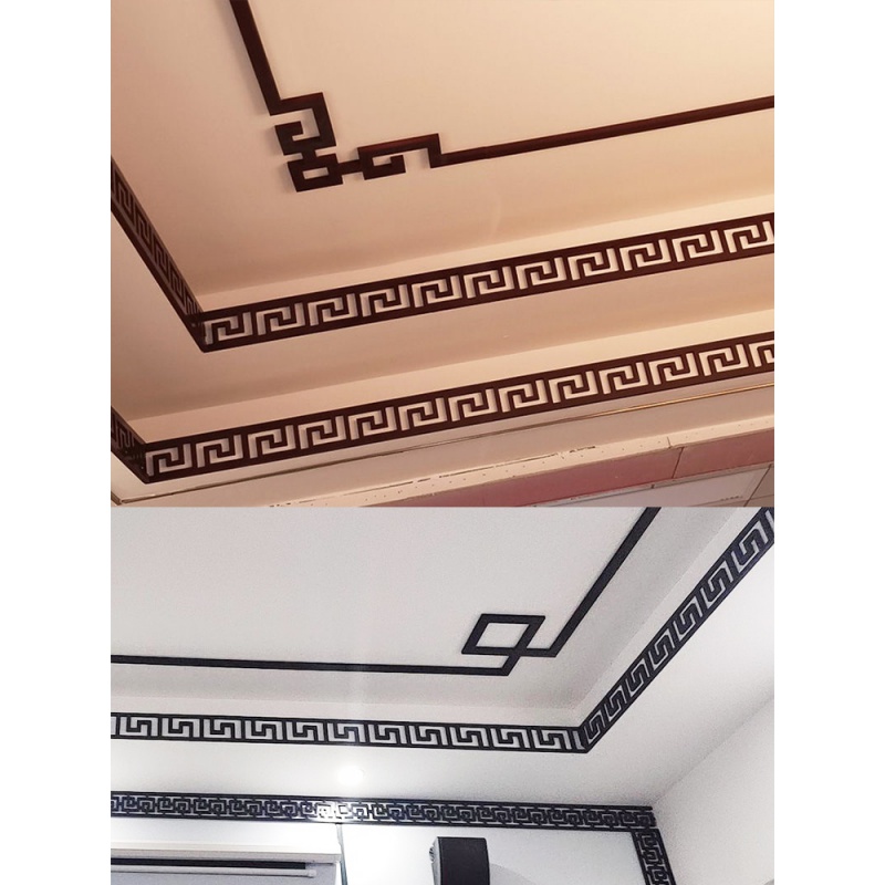 吊顶角花平板线实木阴角线边框 款 定制l线或其他尺寸请联系客服