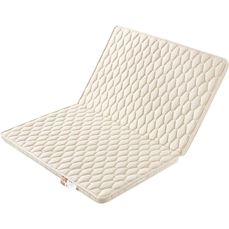 林氏木业(Kids)可折叠儿童床垫黄麻1.2米抗菌抑螨青少年护脊硬床垫 CD108A床垫 厚度:50mm 1500mm*2000mm