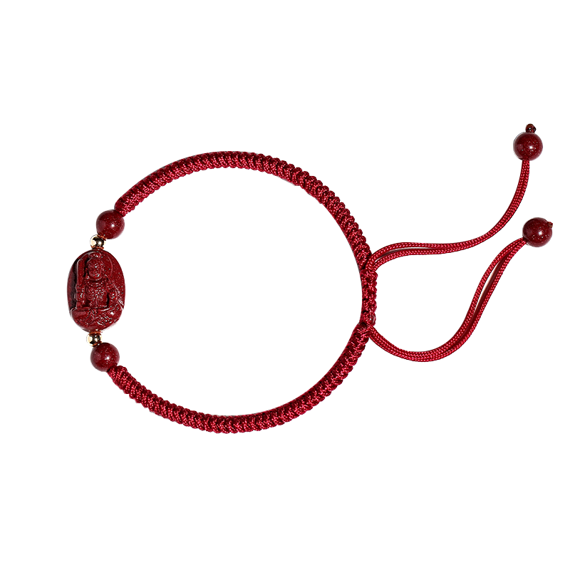 百亿补贴:金石灵朱砂手串护身符红绳手链十二生肖守护神本命佛蛇年本命年礼物男女 生肖鸡-不动明王225元拍5件(合45元/件)