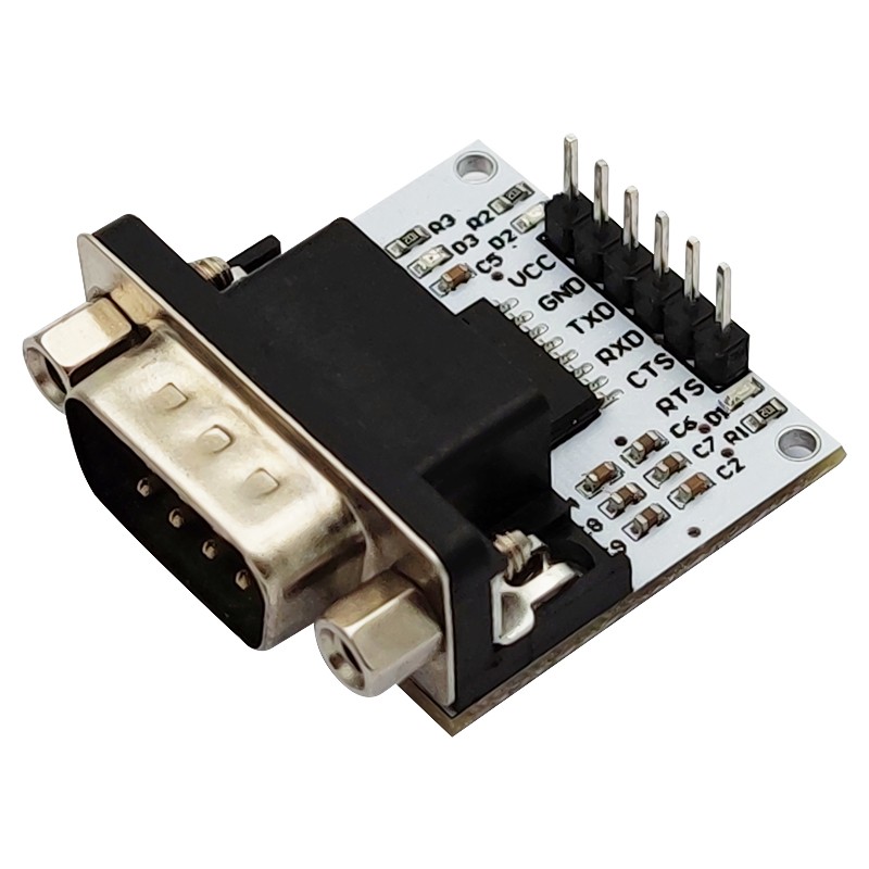 丢石头 rs232转ttl电平 232转ttl工业串口信号转换 sp3232串口模块