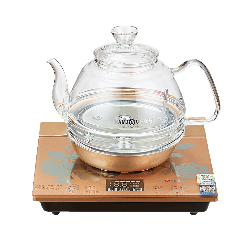 金灶（KAMJOVE） 全智能茶藝爐涌泉式自動(dòng)上水電熱水壺電茶壺茶具電茶爐茶臺(tái)燒水壺家用 0.8L H7