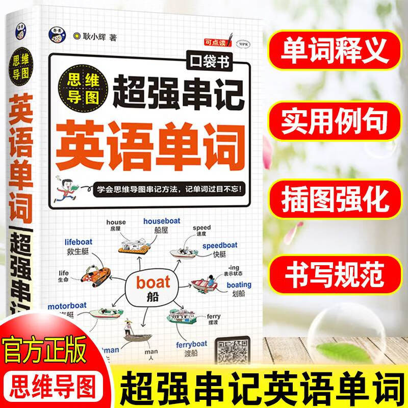 2023思维导图超强串记英语单词语法初高中速记词根词缀记忆法英语大全