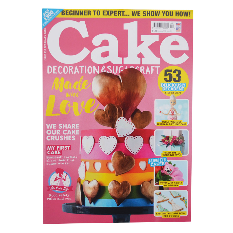 【单期可选】Cake Decoration&Sugarcraft 美国蛋糕制作 2018/19/20 2018年2月刊