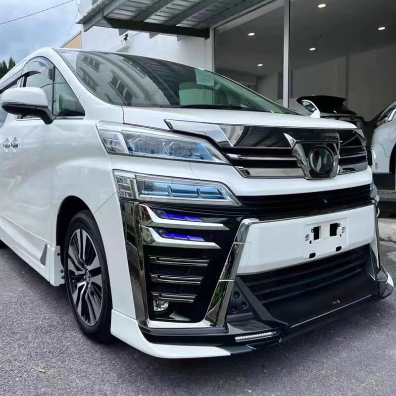 适用于15-22年威尔法vellfire改装蒙娜丽莎运动版大包围trd包围 前杠