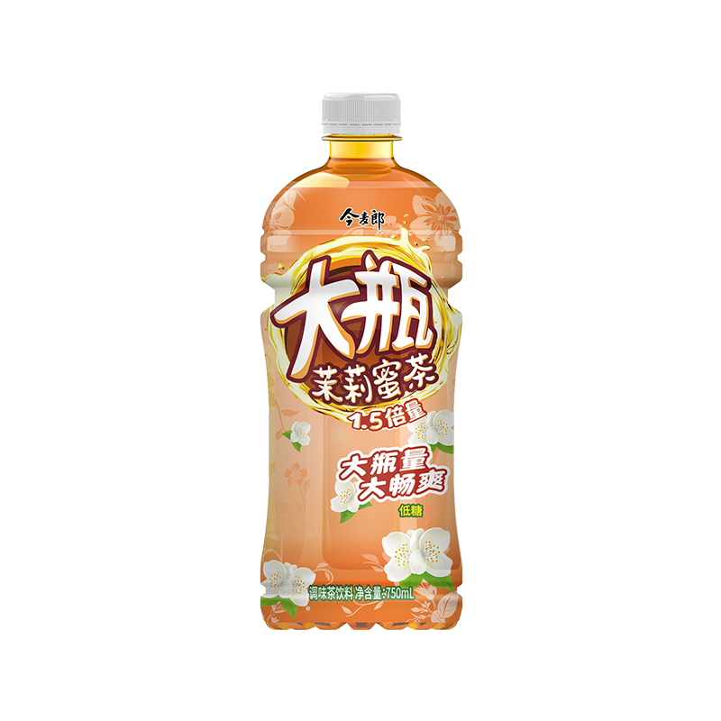 今麥郎冰紅茶750ml*3大瓶裝綠茶茉莉蜜茶大瓶茶混合飲料飲品整箱 茉莉蜜茶750ml*3瓶