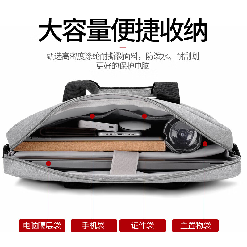 欧芙曼拯救者电脑包适用于联想14拯救者yr7000p笔记本女15.6英寸大容量 灰色双七渐变灰加厚款-加厚抗震 17.3英寸