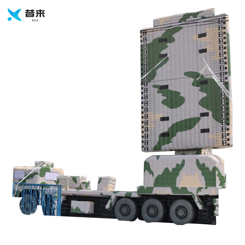 昔来充气式假目标 训练模拟演习假目标 雷达车2
