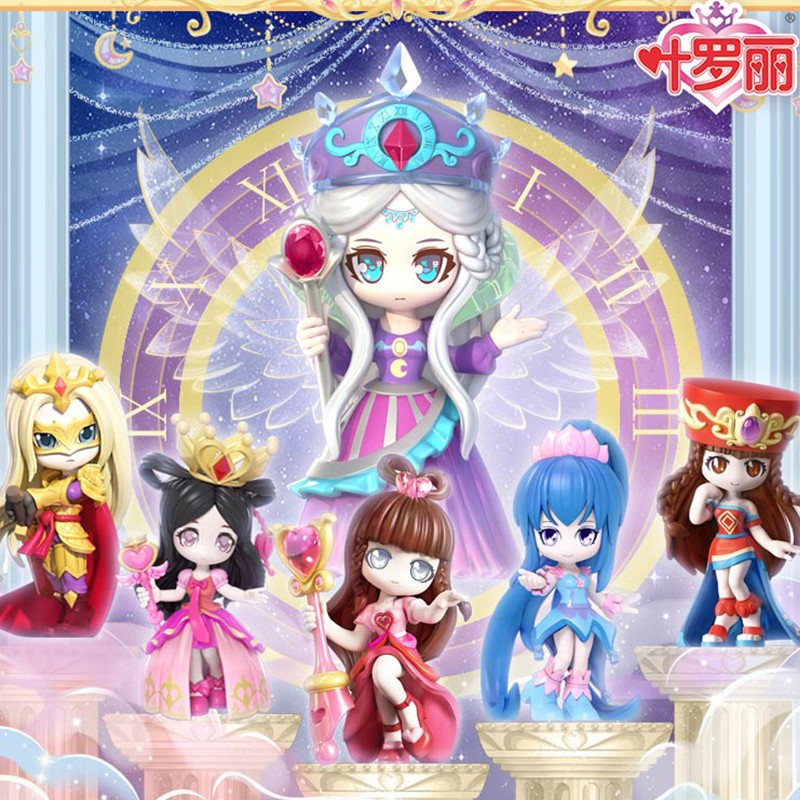 叶罗丽盲盒第三弹娃娃玩具潮玩手办时间公主徽章胸针冰公主可爱桌面