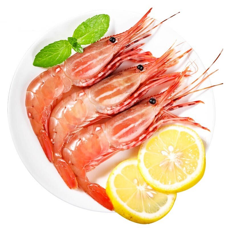 乐食港 牡丹虾刺身即食冷冻 新鲜虾类大号加拿大进口海鲜水产 牡丹虾