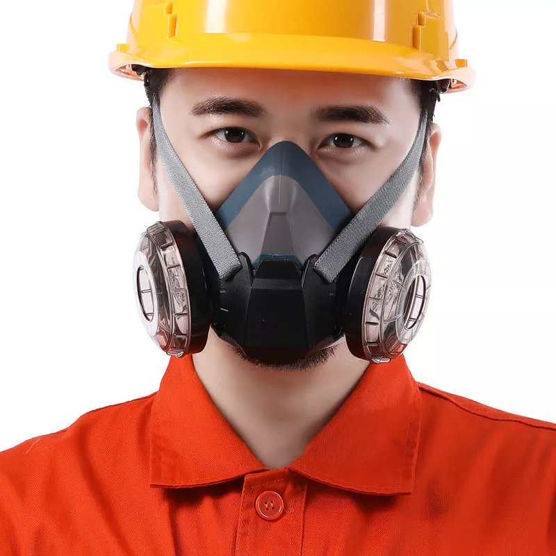 松/工6502防尘口罩工业粉尘成人防护防尘面罩喷漆打磨电焊口罩透气可