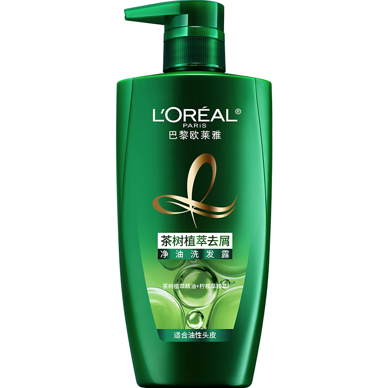 L'OREAL PARIS 巴黎欧莱雅 茶树植萃去屑净油洗发露 500ml