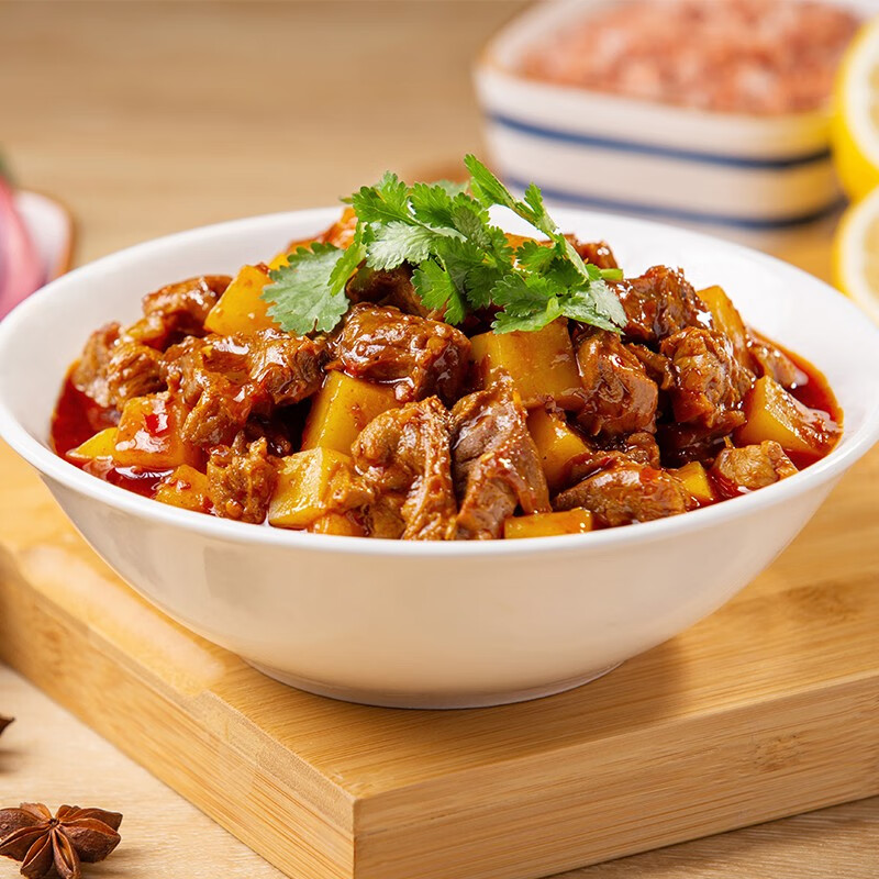 新美香料理包土豆牛肉预制菜冷冻商用半成品外卖盖浇饭小碗菜方便菜肴