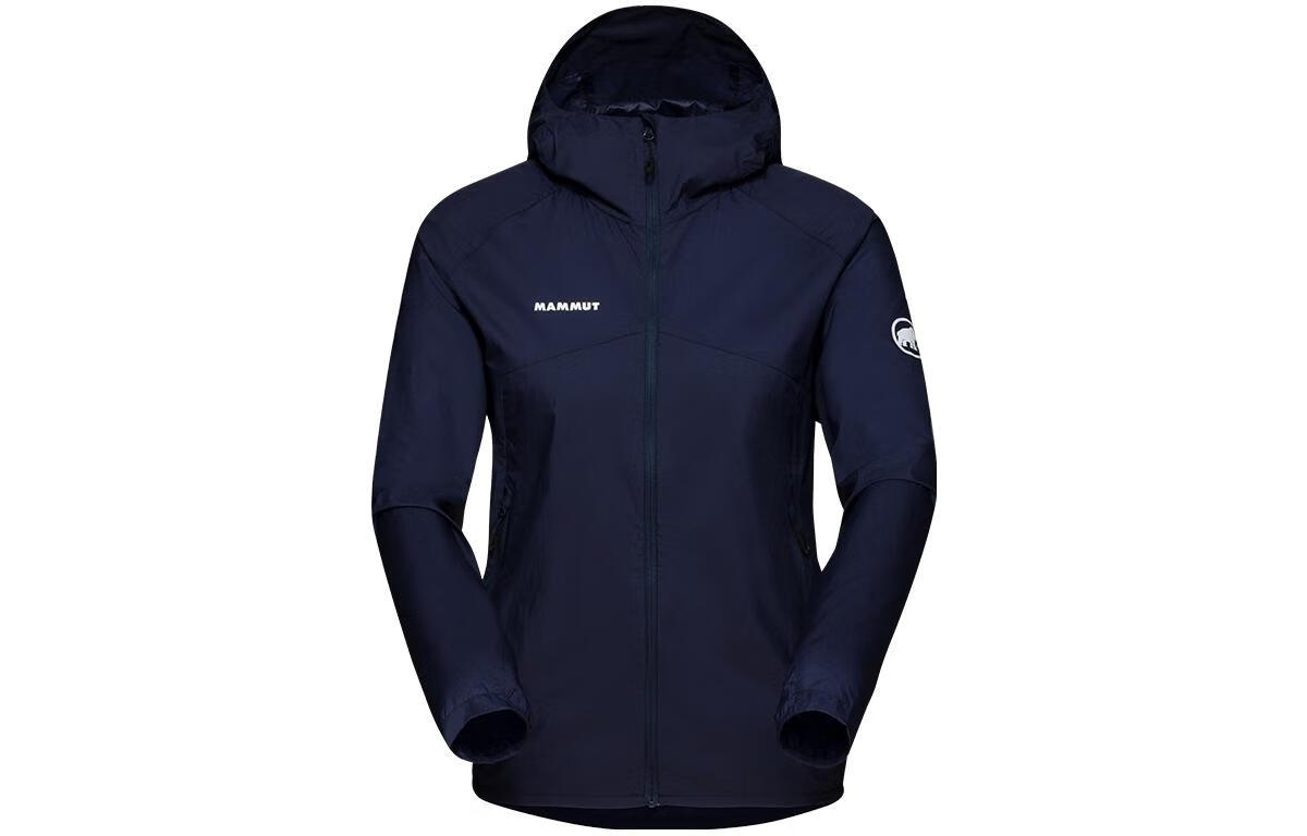 猛犸象（MAMMUT）防风防雨连帽休闲长袖夹克 Convey WB女款 深海蓝色 S