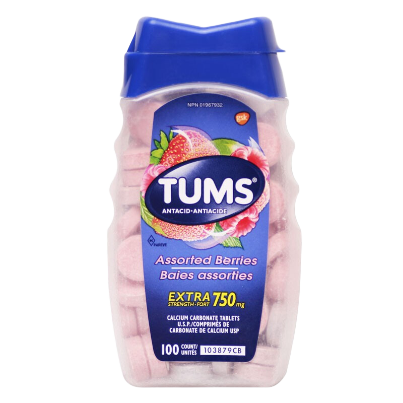 ���ڲ��������ô�ԭװ���� tums��θ��׽���Ƭ�и��������� ����θ������ˮ��ݮ��ζ ���ݮ��ζ100��