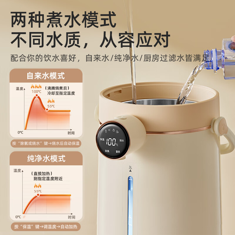 小熊ZDH-H30G1电热水壶评测：速热高效，设计优雅