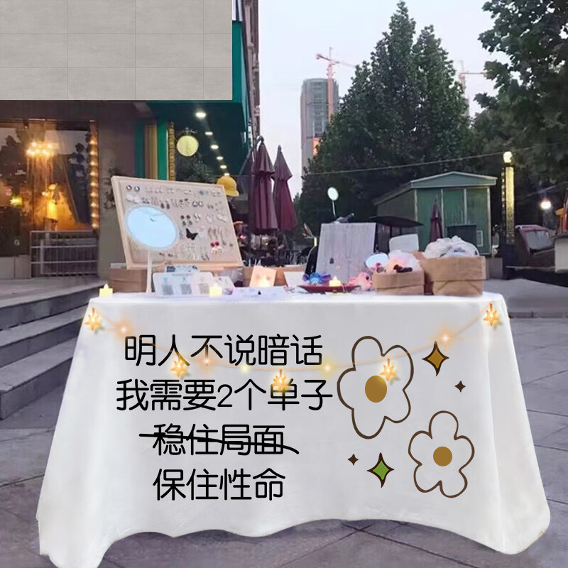 模板2 (明人不说暗话) 150x70cm桌面/290x145(6米星星灯