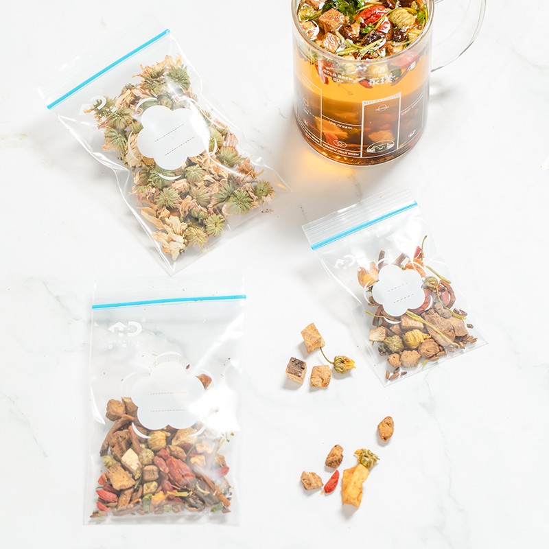 好易得MINI密实袋宝宝奶粉辅食分装保鲜密封袋茶品养生品分装防潮 MINI袋三盒共108只