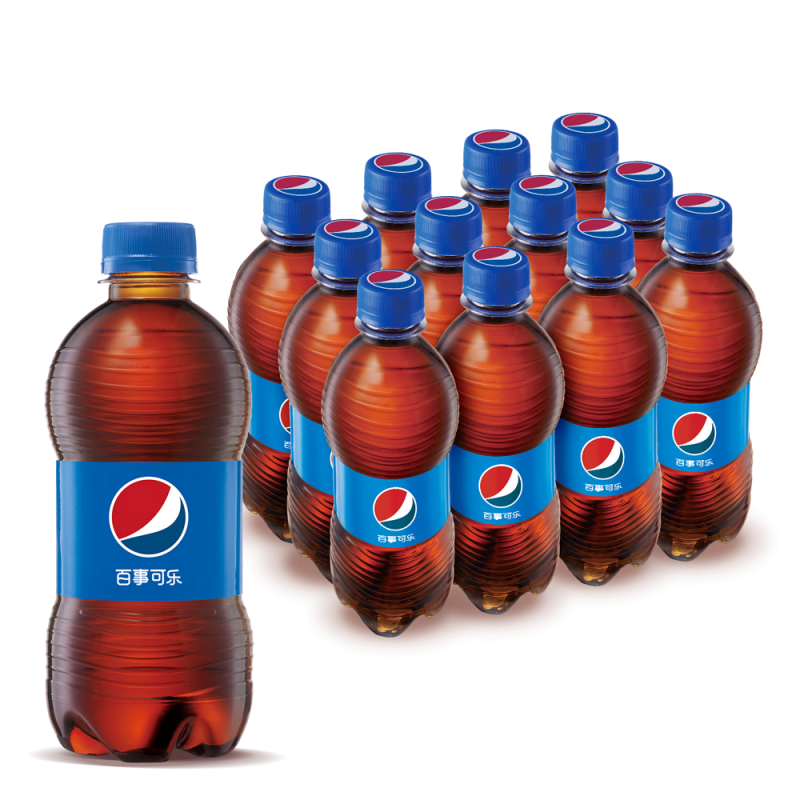 百事可乐pepsi7喜美年达碳酸饮料瓶装300/330ml*12小胶瓶mini 百事