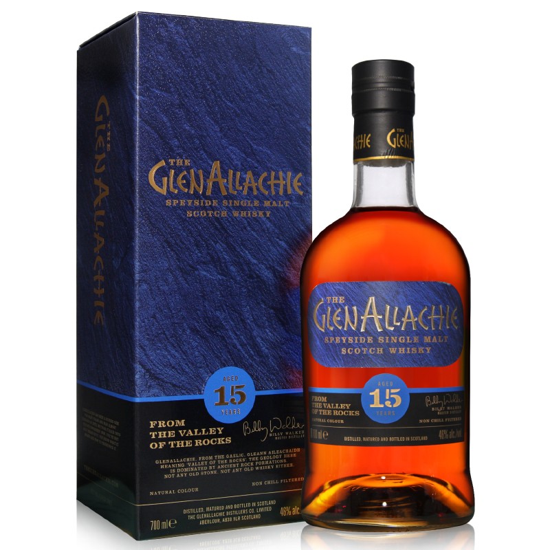 倾酌KOMASA 格兰纳里奇（GlenAllachie）单一麦芽威士忌 进口洋酒700ml 格兰纳里奇15年威士忌