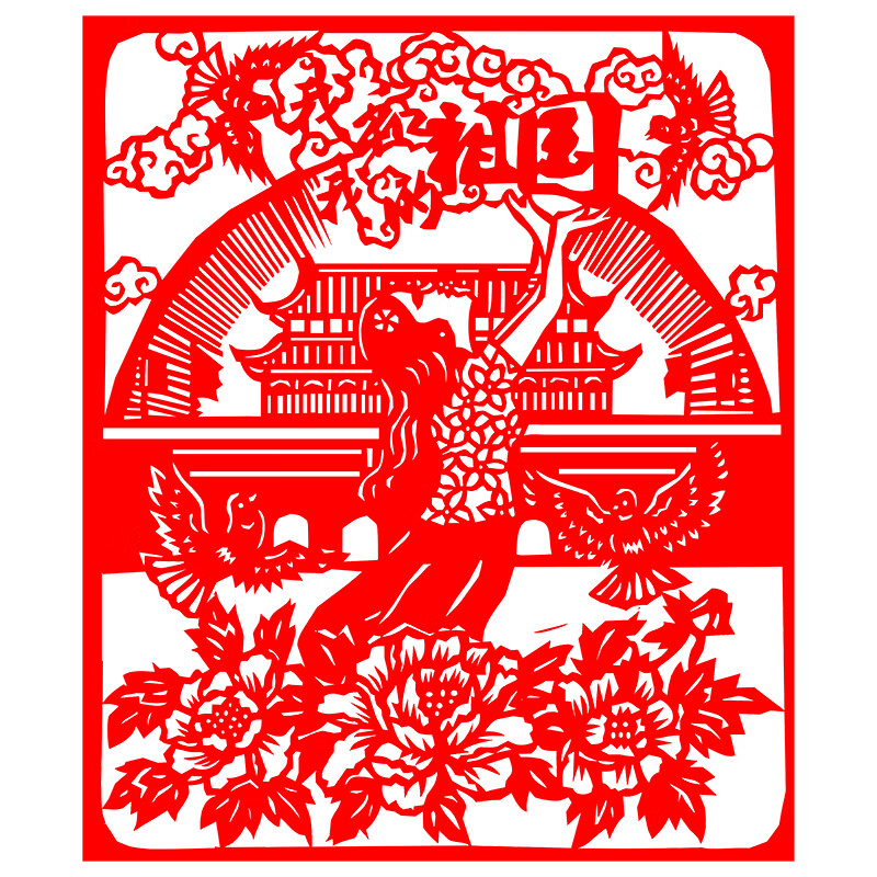 凯史儿童剪纸8-10岁国庆爱国主题作品我爱祖国艺术窗花刻画中国梦刻纸