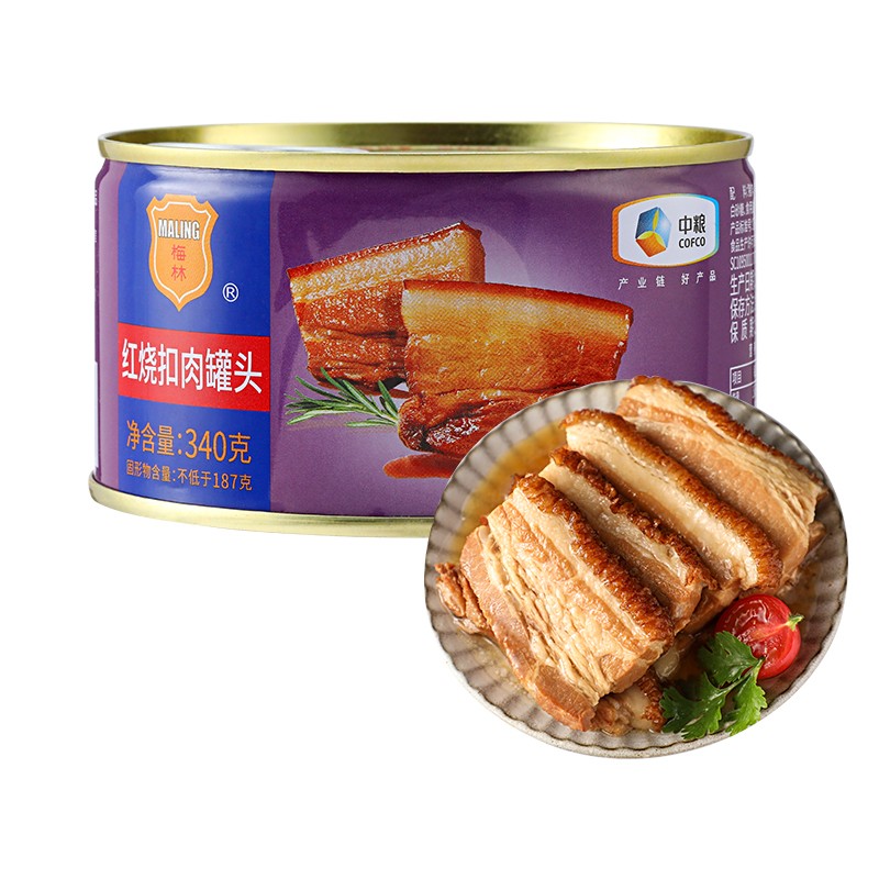 MALING 梅林 红烧扣肉罐头 340g