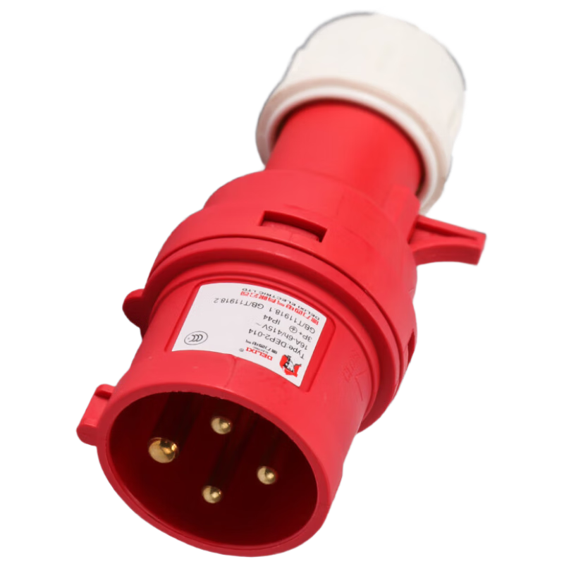 德力西電氣航空插頭插座耦合器連接器 32A 5芯 415V工業(yè)插頭