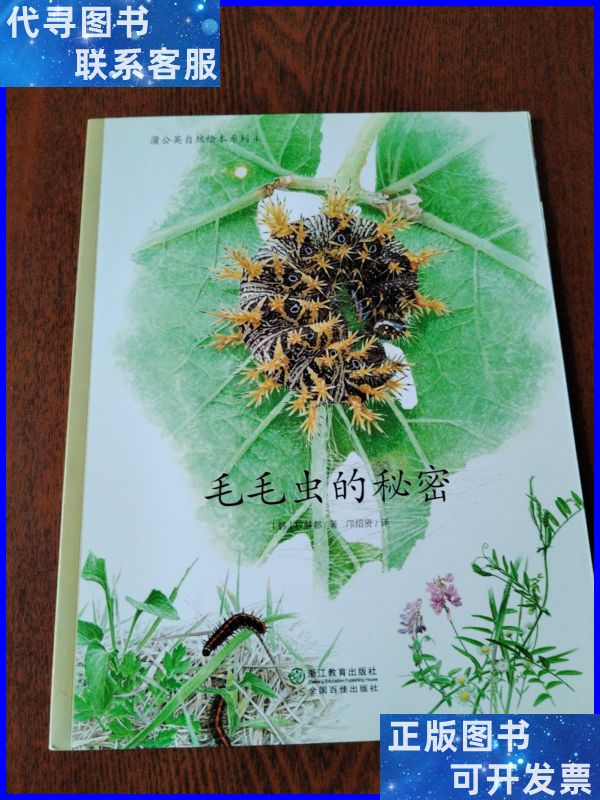 蒲公英自然绘本系列:毛毛虫的秘密 浙江教育出版社二手书