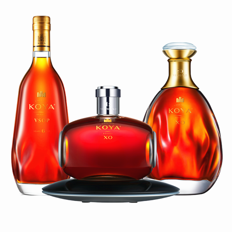 张裕(changyu 可雅白兰地 vsop 白兰地xo 700ml 礼盒装 国产洋酒 6年