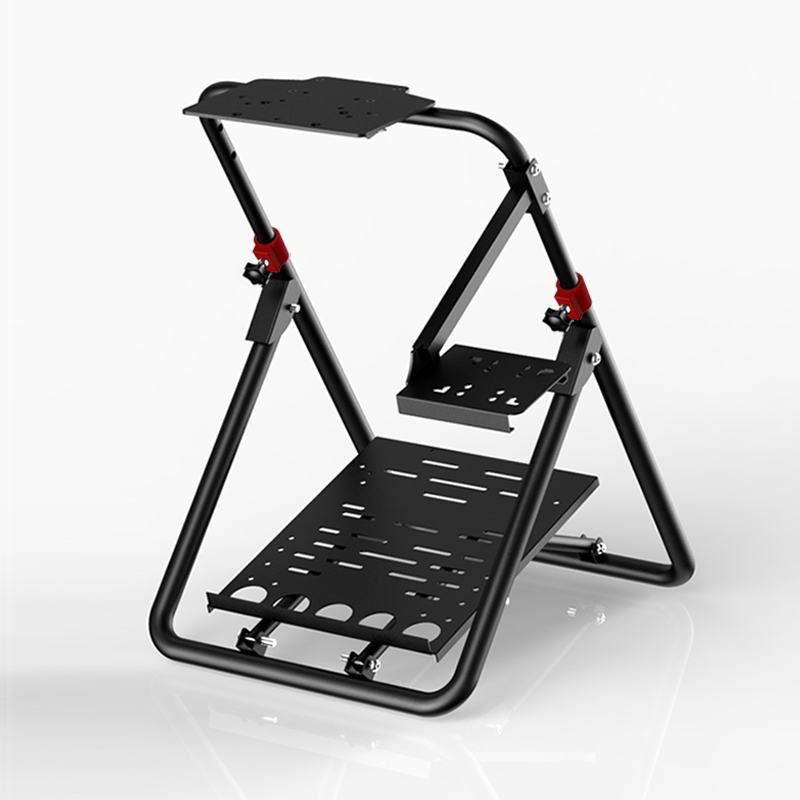 莱仕达 折叠便携赛车游戏方向盘支架座椅 兼容PXN、罗技、图马思特方向盘