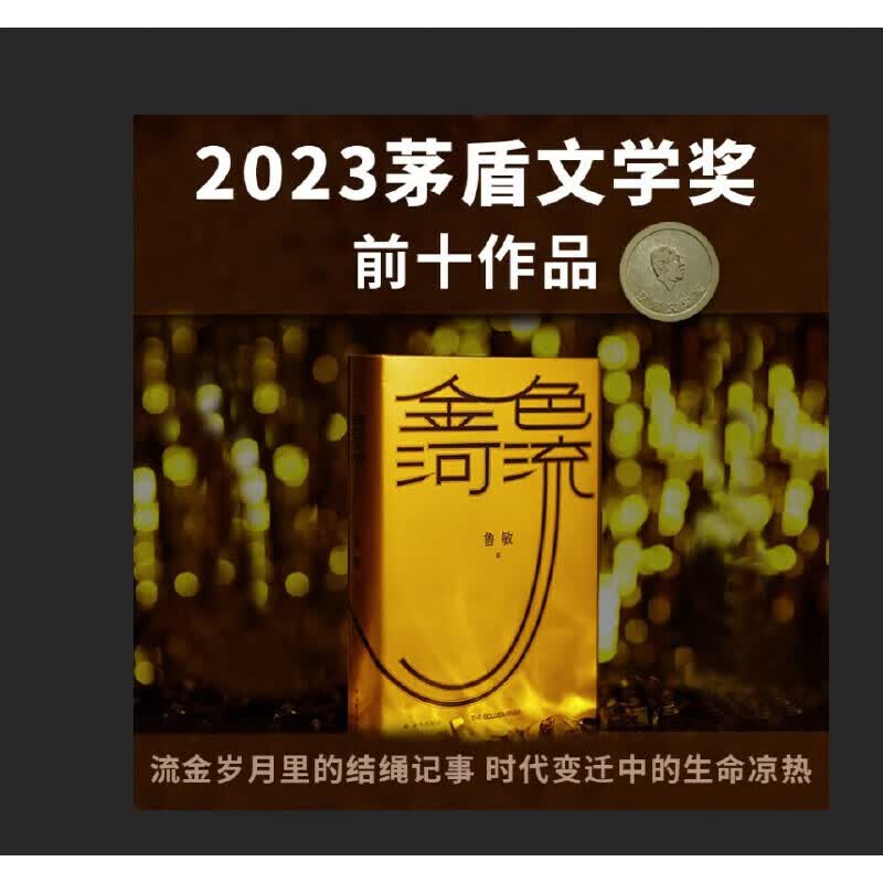 【当当 正版书籍 赠沙漏图案书签】金色河流 鲁敏全新长篇 改革开放同代人的时代之书 第十一届茅盾文学奖提名作品 中国当代小说