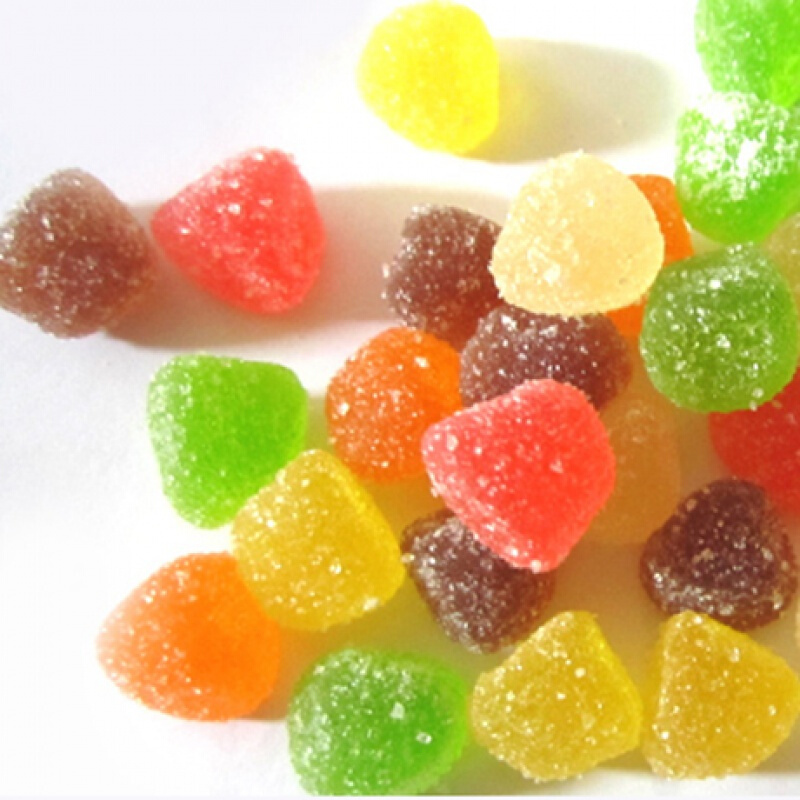 虎钢馋德国糖果酸沙小不点橡皮糖水果维生素c果汁软糖