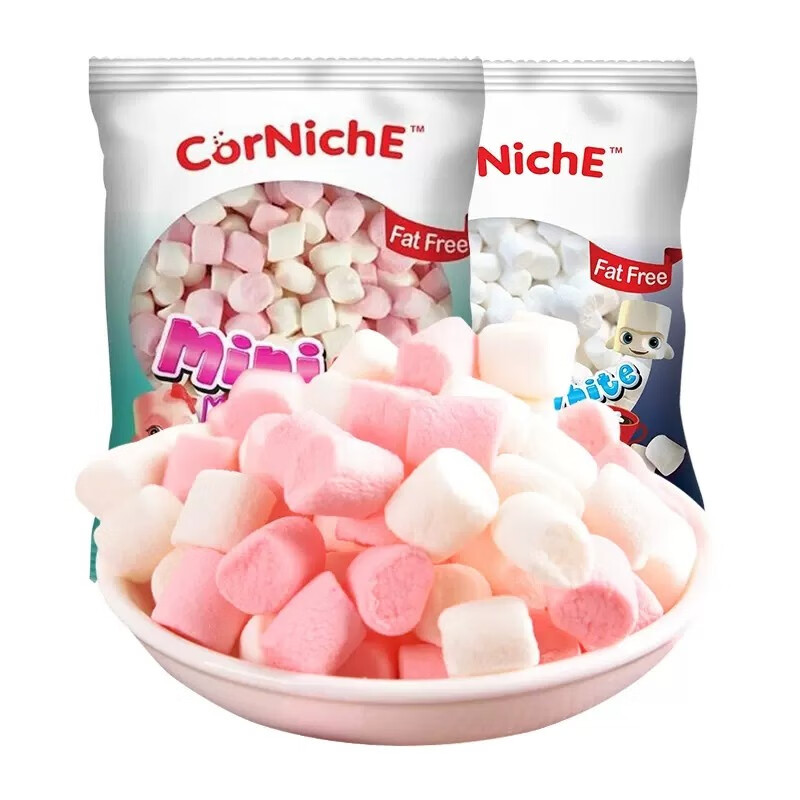 可尼斯(corniche)进口棉花糖 儿童零食品喜庆糖果雪花酥糕点 牛轧糖