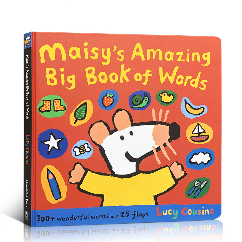 s amazing big book of words小鼠波波启蒙英语辅导训练儿童卡通