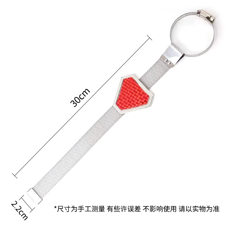 车之倩汽车用防静电拖地带消除器接地条导挂件车尾气耐磨神器去除排气管 银色静电条*2