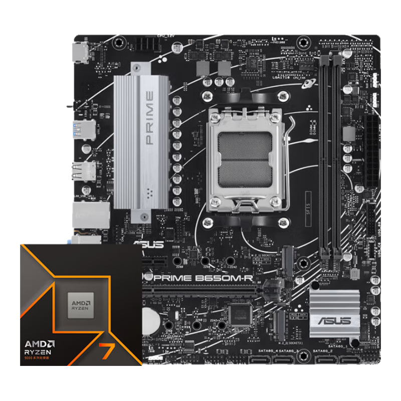 ��˶ AMD+PRIME R7 9700X PRIME B650M-R ��U��װ ��ɫ 2436.76Ԫ