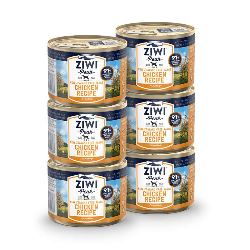 滋益巅峰（ZIWI）狗罐头170g *6罐鸡肉味主食零食湿粮成犬幼犬通用新西兰原装进口
