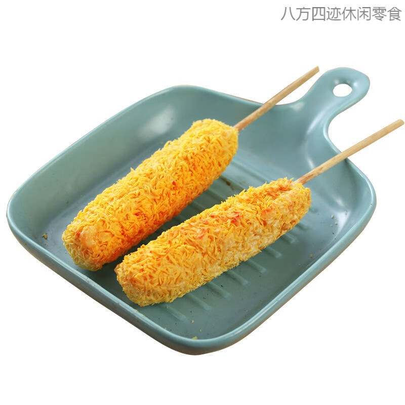 棒 拉丝成品儿童即食半成品网红零食油炸韩国奶酪棒10根 芝士棒(带肠)