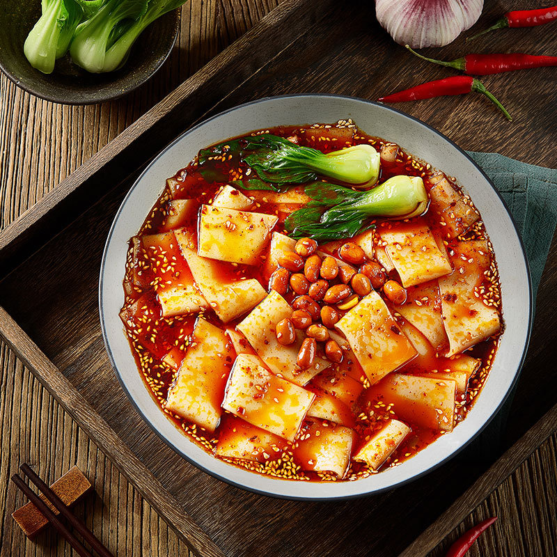 于小鲜清真红油米线 流汁宽粉 荞麦鲜粉 5袋装 流汁宽粉组合(270克*5