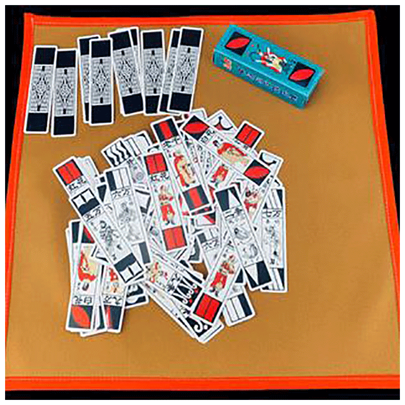 zoci纸牌老年人长条牌老式胡牌看牌老太太玩的塑料小牌 黑尖加厚款