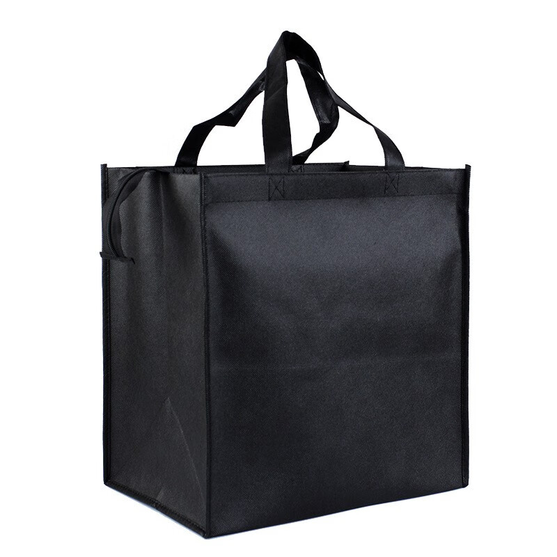 摩梧120g大号白酒一箱无纺布拉链袋子新年送礼品袋手提袋白酒茶包装袋 酒红色带拉链d款10个 宽50高40侧26CM