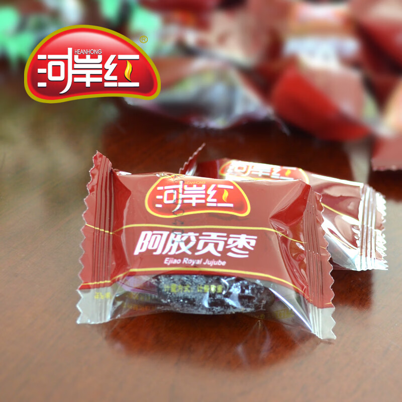 河岸红（heanhong）阿胶贡枣独立包装去核大枣休闲零食 枣1000g