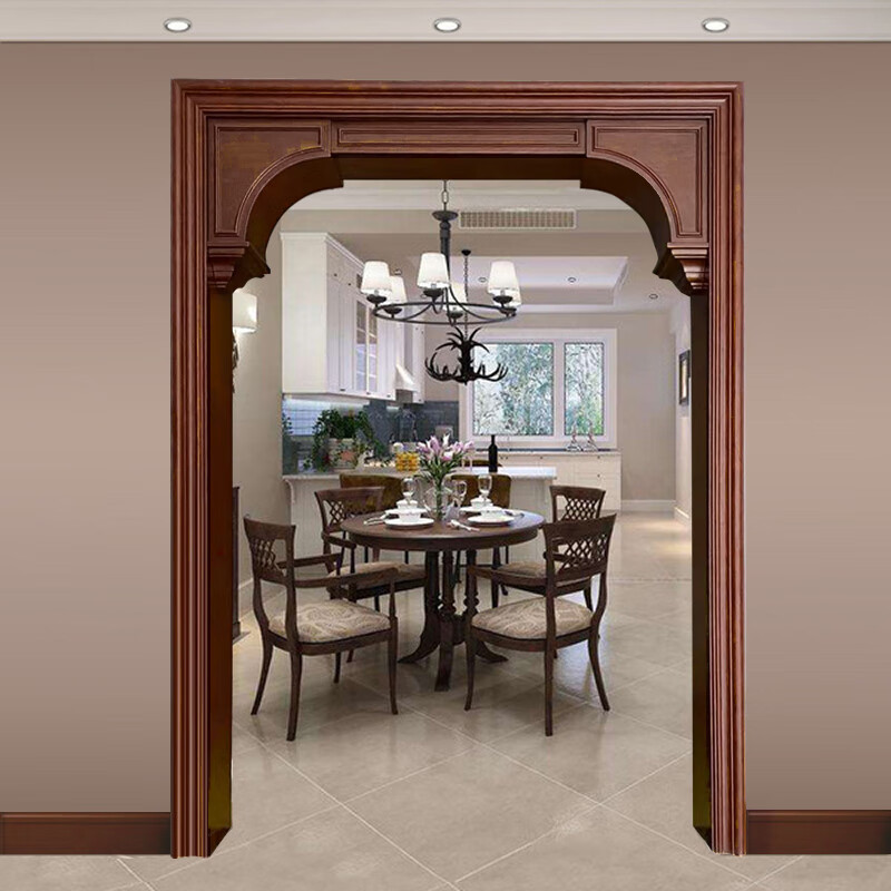 装修门套线双包边套实木复合烤漆欧式过道定制 款式颜色可来图定制