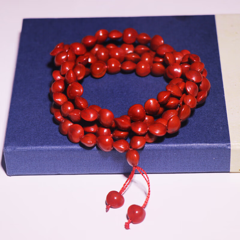芙蕖情人节创意礼物相思豆手链天然红豆手串红豆寄相思民族风手工饰品